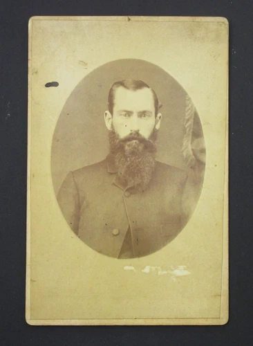 Cabinet Photo of J.C. WOODS - ID'd ON BACK - Civil War History?  We don't know