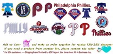 Philadellphia PHILLIE Baseball Patches logo iron,sewing on Cothes