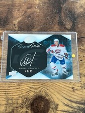 2016-17 Upper Deck Ice Superb Script Mikhail Sergachev Rookie Auto /49