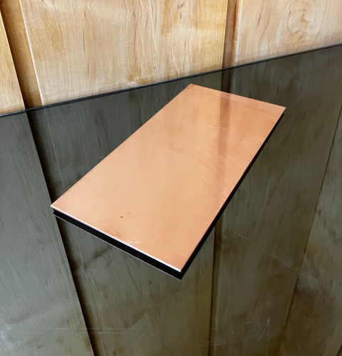 Plaque De Cuivre 1/16 De Pouce - 4x6 Pouces - Idéale Pour La Création Et La Réparation