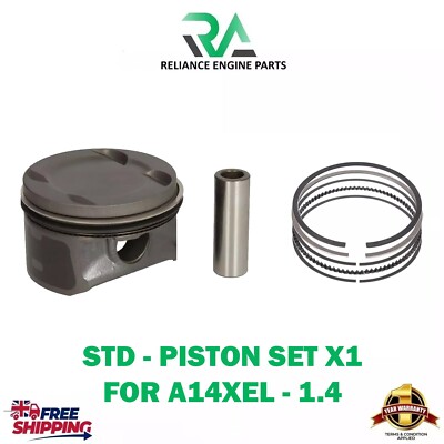 OPEL VAUXHALL 1.4 A14XFL PISTON WITH RINGS SET X1 STD 55567934 55567940 55567935