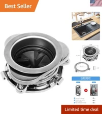 Easy-Twist Stainless Steel Kitchen Sink Disposal Flange - Complete Kit Included
