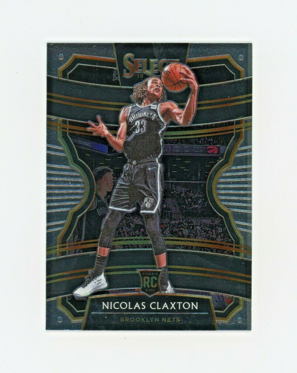 NICOLAS CLAXTON 2019-20 Panini Select Rc #59 Brooklyn Nets 2 | eBay