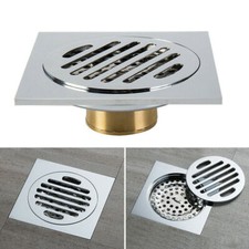 Hofablauf Flach Bodenablauf Kellerablauf Entwässerung Terrasse Edelstahl Ablauf