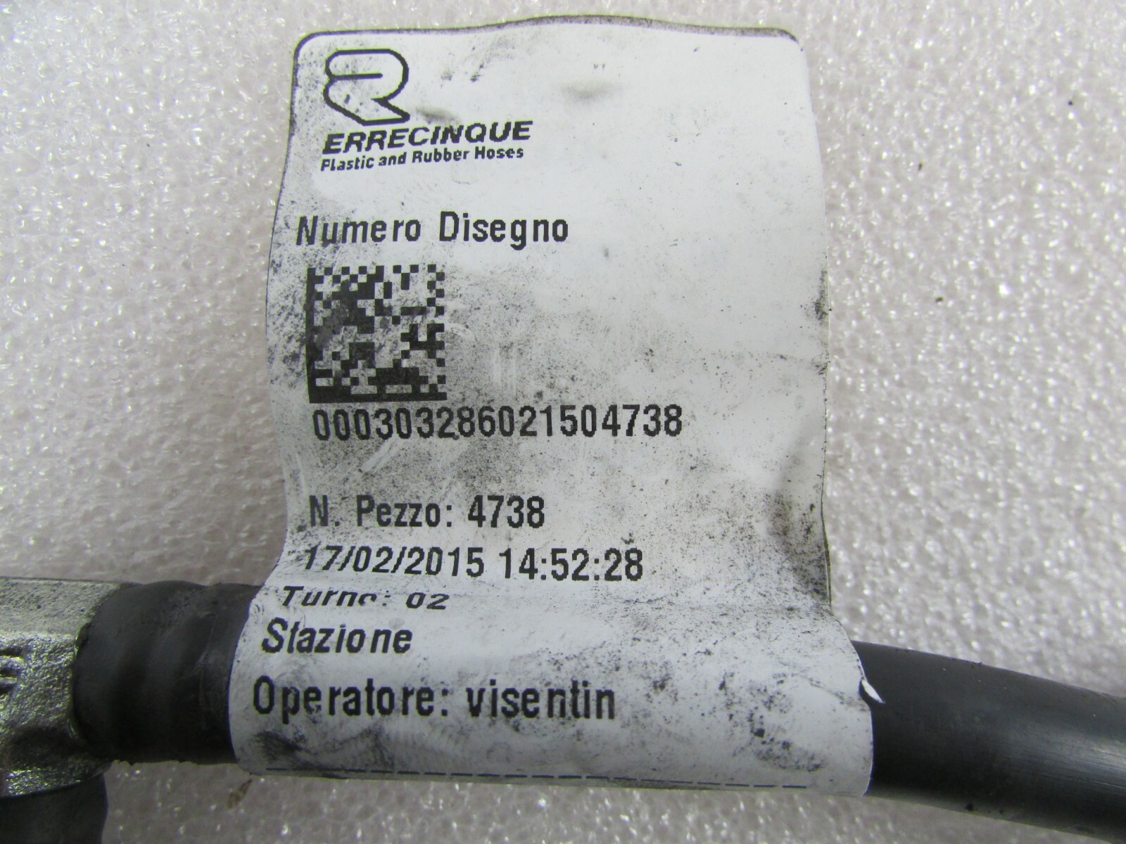 Ferrari California, Depressor Connector Pipe, Used, P/N 303286