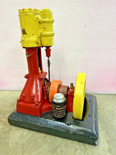 UNKNOWN VERTICAL STEAM ENGINE Very Neat Old Motor Will Run On Air!!