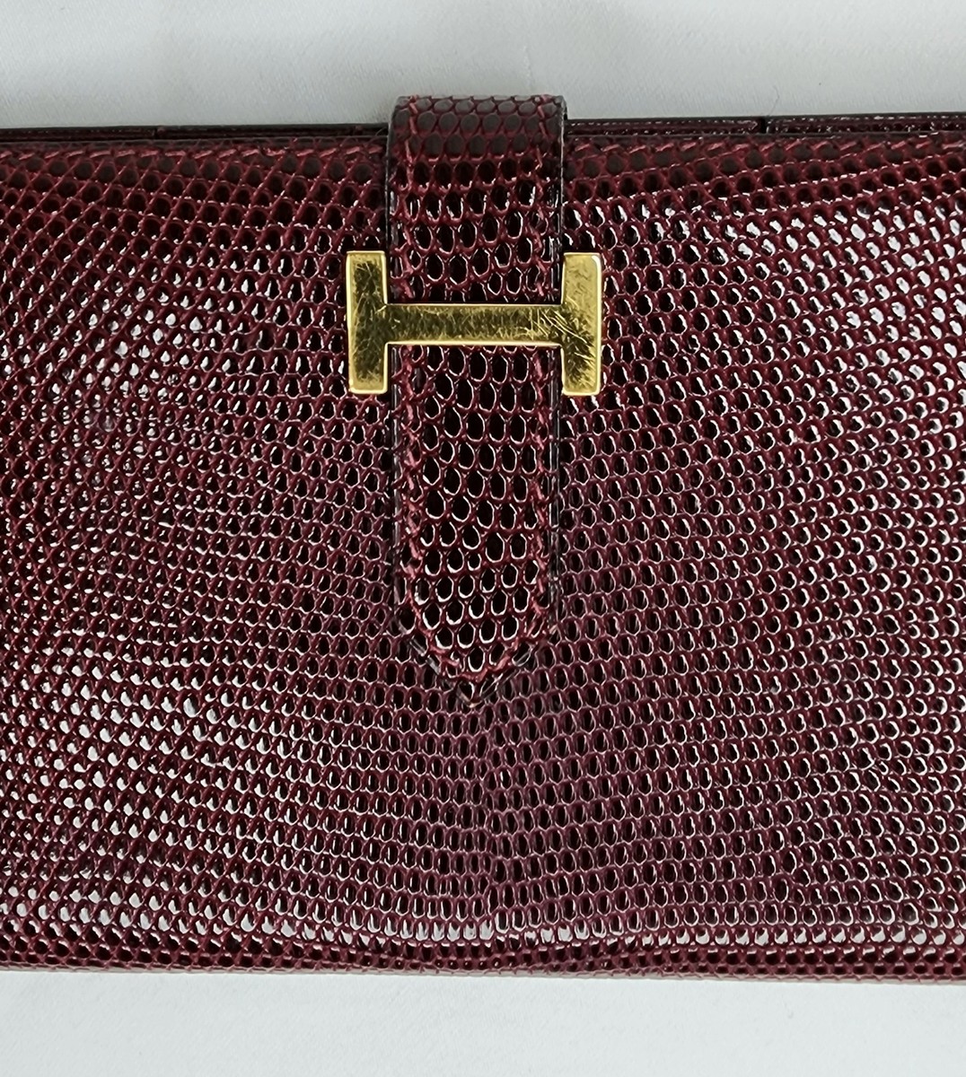 エルメス 財布 Hermès Béarn Lizard エルメス 財布 Hermès Béarn Lizard