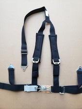Lap And Shoulder Harness 2 Lap Belt 2 Padded Sewn On Shoulder Straps Black Lap And Shoulder Harness 2 Lap Belt 2 Padded Sewn On Shoulder Straps Black