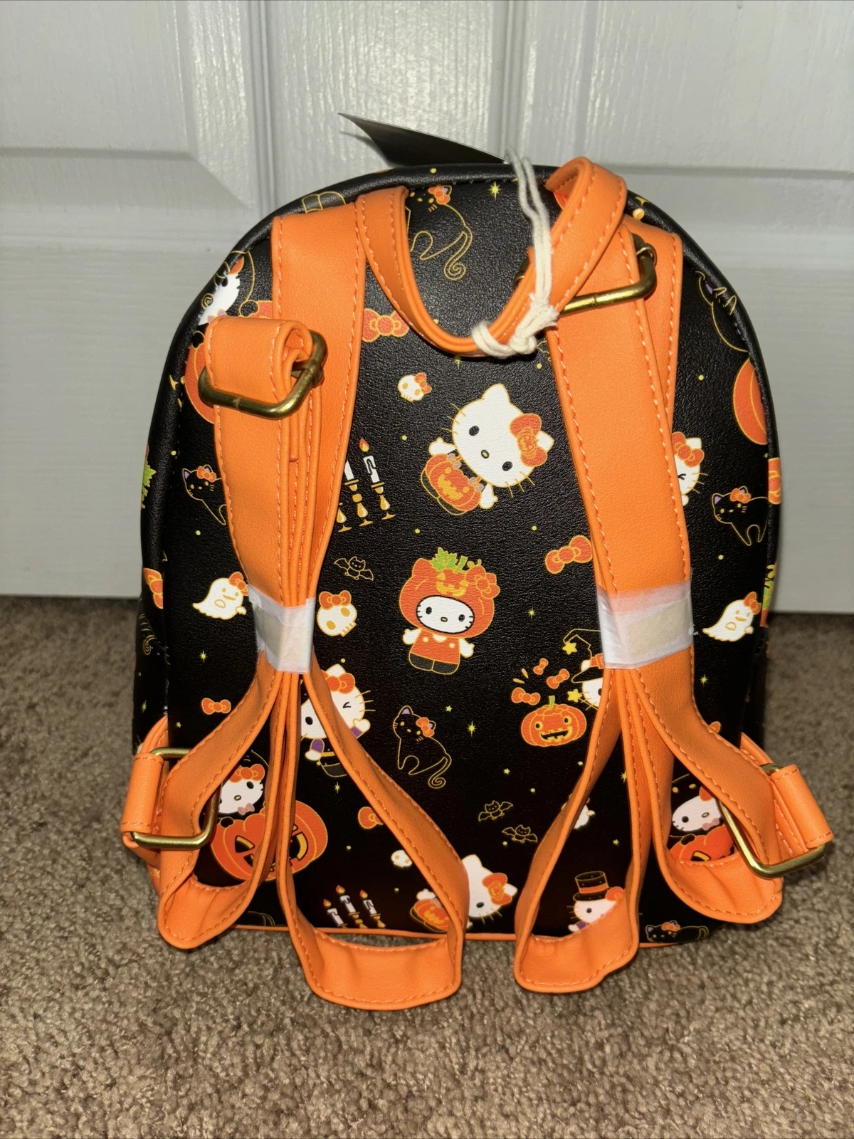 Loungefly Hello Kitty Pumpkin Backpack and Wallet - Thumbnail 5