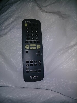 fast shipping!   SHARP G1396SA TV/VCR/CATV Remote Control (no battery cover)