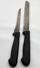 Philippe Richard Stainless Steel 2 Piece Knife Set Plastic Handles Steak,Bread