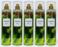 5 Bath  Body Works WAIKIKI BEACH COCONUT Fine Fragrance Mist Body Spray 8 oz