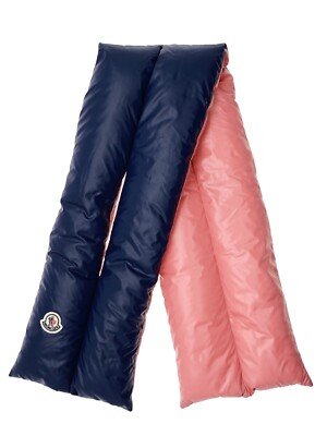 Moncler Down Puffer Scarf Two Tone Nylon New | eBay