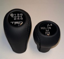 Trd Shift Knobs Set Fits Tacoma Hilux Black 6 Speed Manual Tr.