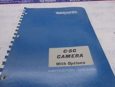 Tektronix C-5C Camera with options manual