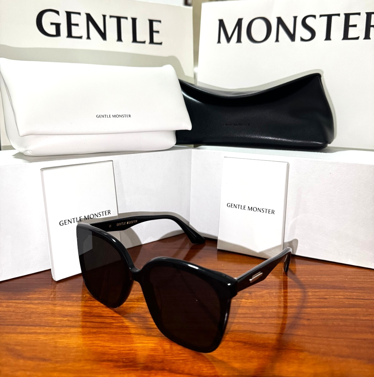 GentleMonster BURTY 01 Sunglasses Black Frame Black Lenses | eBay