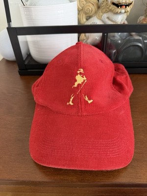 Johnnie Walker Red Promo Embroidered Corduroy Hat Snapback Dad Hat