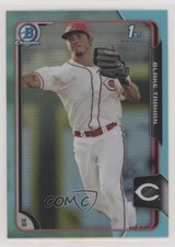 2015 Bowman Draft Chrome Sky Blue Refractor Blake Trahan #43 7ut