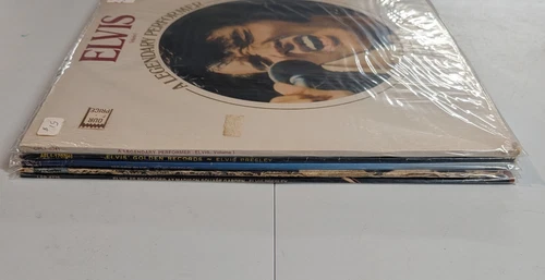 Lot of 5 ELVIS PRESLEY Vinyl 33 Album LP Records VG+ w/ Blue Vinyl LP737