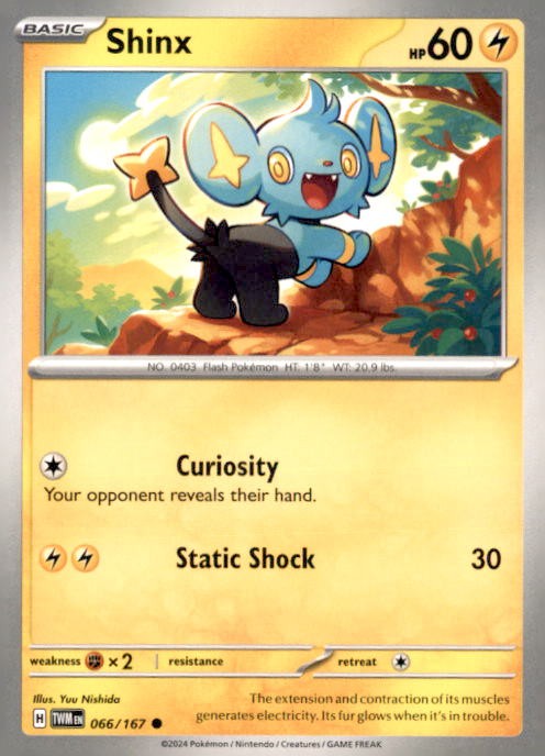 SV06: Twilight Masquerade #066/167 Shinx