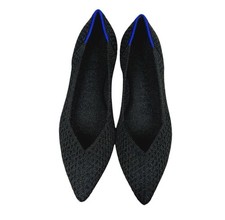 Rothy s "The Point" flats in the retired Black Honeycomb Knit pattern