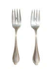 Lot of 2 - Paul Revere by Towle Sterling Silver Salad Forks Pierced - 5 3/4"