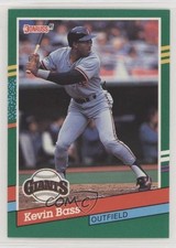 1991 Donruss Kevin Bass (3 Yellow Stripes on Right Border) #630 2e7