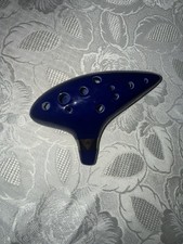 12 Hole Ocarina Ceramic Alto C Vessel Flute Blue Legend of Zelda Instrument