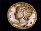 1924-S  Mercury Dime, Fine  Grade.
