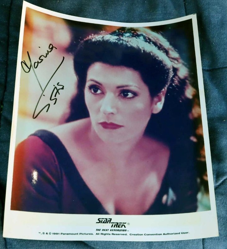 Marina Sirtis Signed Photo — Star Trek: The Next Generation, Deanna