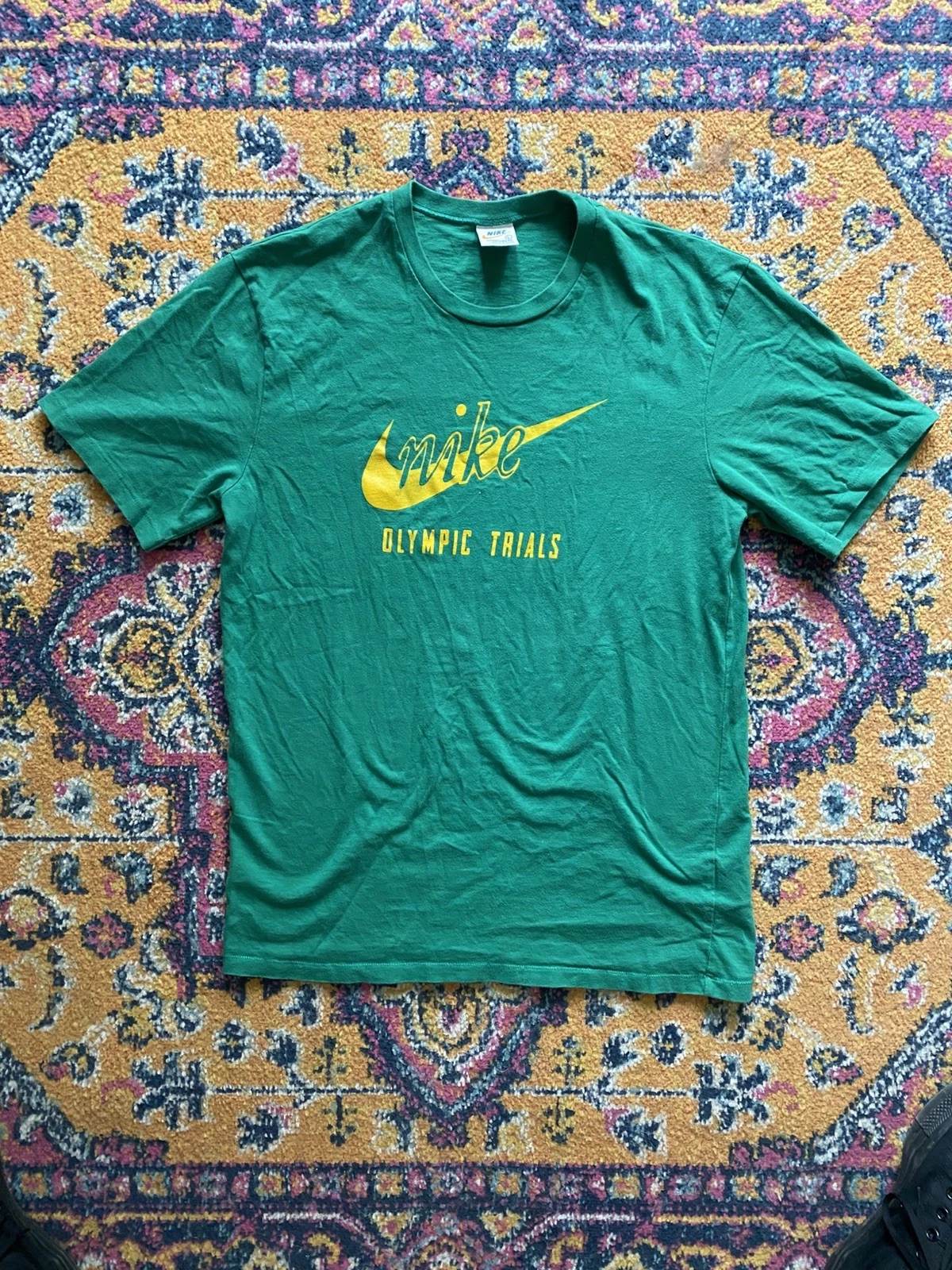 Nike Olympic Trials PRE Limited Issue Oregon Prefontaine Track Running T-Shirt L