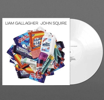 Liam Gallagher & John Squire - S/T - BRAND NEW WHITE VINYL LP - Free US Shipping