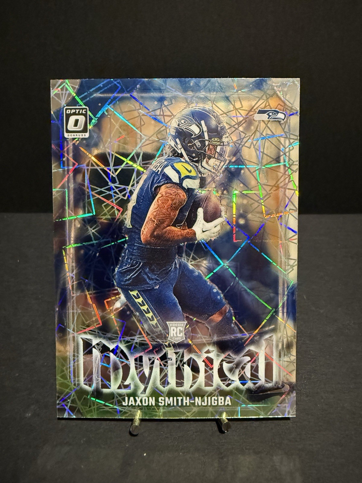 2023 Panini Donruss Optic Jaxon Smith-Njigba Mythical #20 Case Hit SSP (RC)