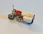 Vintage Matchbox Lesney #18 Red Honda Hondarora Motorcycle W/ Saddlebags