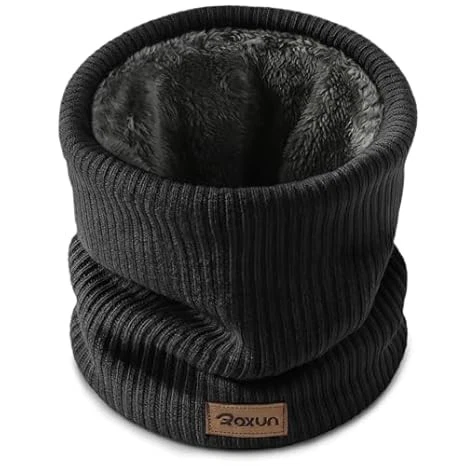 Fleece Winter Neck Gaiter - Stylish Cold Weather Ski Warmer for Men & Women