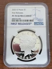 2023-S $1 Peace Silver Dollar – NGC PF70 Ultra Cameo First Releases Blue Label