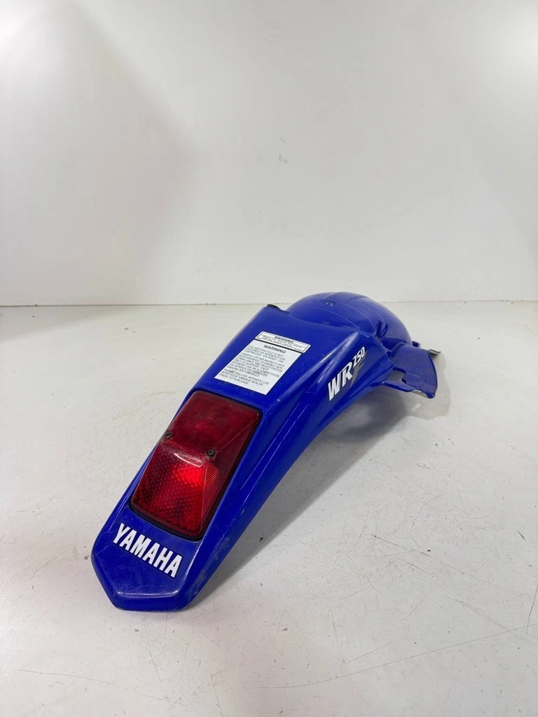 OEM YAMAHA WR250F REAR FENDER WITH TAILLIGHT ANDOEM STICKERS DECALS 5TJ-21611-00