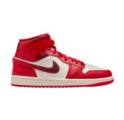 Nike Air Jordan 1 Mid SE Weiß Rot Metallic Red HJ9337-106 Sneaker