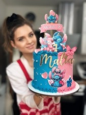 Lilo & Stitch Essbar Tortenaufleger Torte Geb...