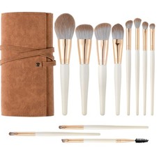 Makeup Brushes, 11pcs Makeup Brusheas Set with Wooden Handle, Include Foundat...