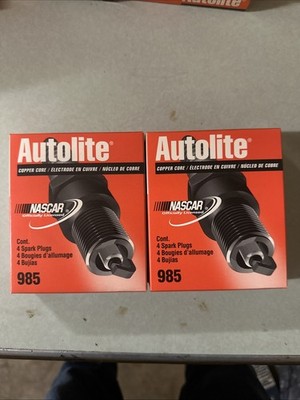 8-Pack Autolite 985 Copper Spark Plugs Harley Davidson Jeep Dodge Chrysler