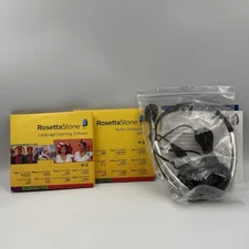 Rosetta Stone v4 TOTALe Mandarin Chinese Levels 1–5 Discs  Headset  No Code