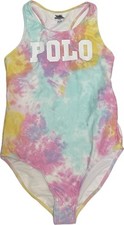 Polo Ralph Lauren Little Girls Tie Dye One Piece Swimsuit Size 14