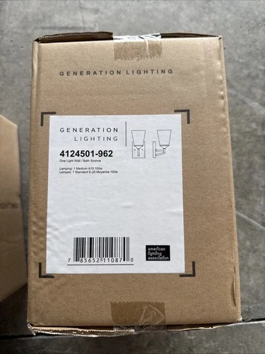 Sea Gull Lighting--Hanford Collection Wall Sconce--Brushed Nickel - Picture 2 of 2