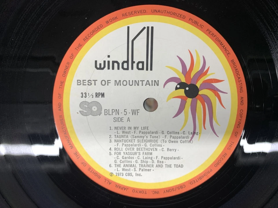 MOUNTAIN BEST OF MOUNTAIN Japan LP [62241ER] - Image 2 of 2