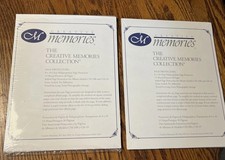 2 Creative Memories 8"x10" PAGE PROTECTORS 15 Sheets NEW Scrapbook