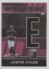2022 Panini Donruss Elite Spellbound Pink Justin Fields (Letter E) #SB-JF3 4g8