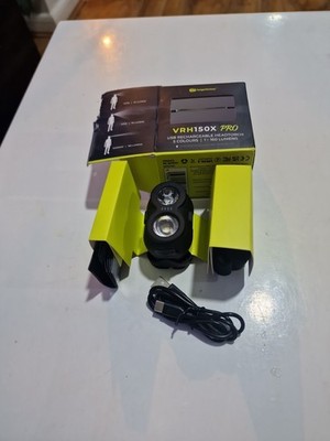 Ridgemonkey Stirnlampe VRH150X Pro USB wiederaufladbar 
