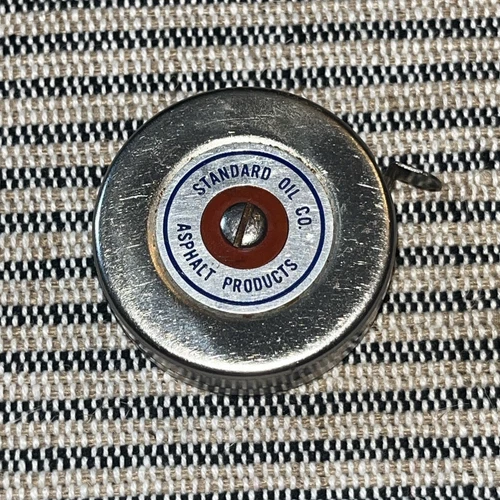 VINTAGE STANDARD GAS & OIL Dunlap Asphalt Products ADVERTISING TAPE MEASURE