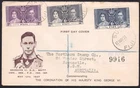 FIJI 1937 Coronation pictorial FDC registered to Australia ex Suva.........D8084